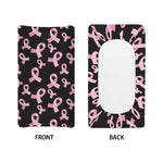 Pink Breast Cancer Ribbon Pattern Print Changing Pad Cover