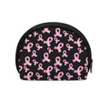 Pink Breast Cancer Ribbon Pattern Print Coin Purse