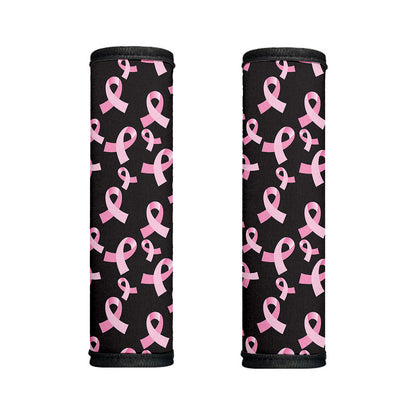 Pink Breast Cancer Ribbon Pattern Print Handle Covers