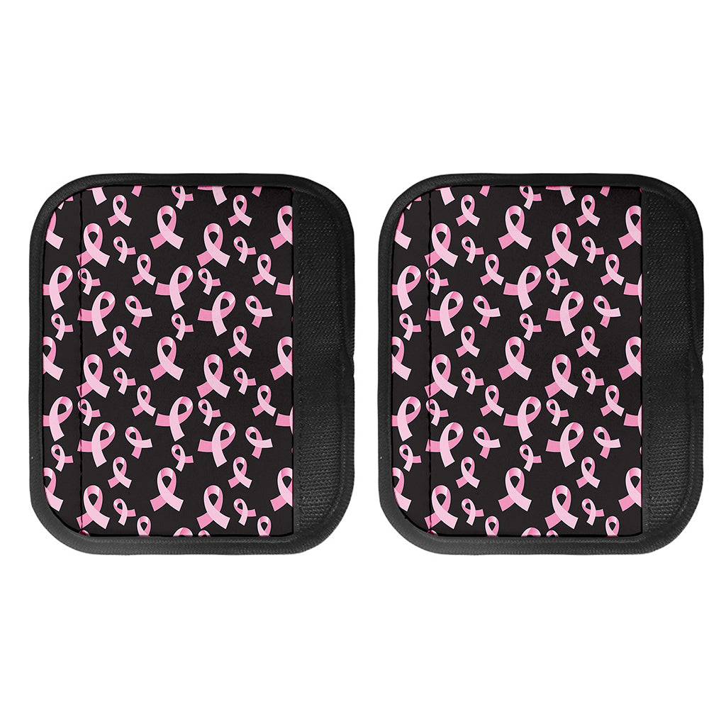 Pink Breast Cancer Ribbon Pattern Print Handle Covers