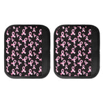 Pink Breast Cancer Ribbon Pattern Print Handle Covers