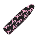 Pink Breast Cancer Ribbon Pattern Print Ironing Board Cover
