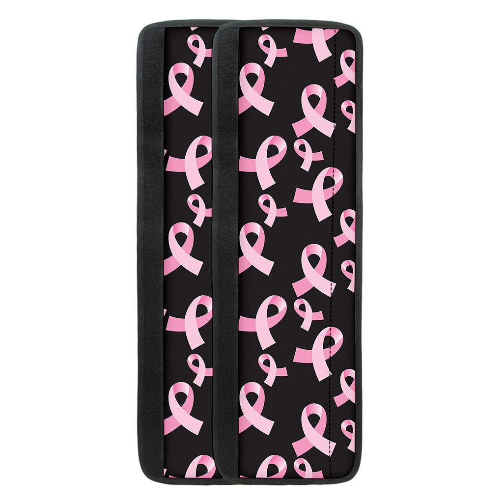Pink Breast Cancer Ribbon Pattern Print Refrigerator Handle Covers