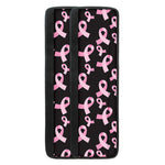 Pink Breast Cancer Ribbon Pattern Print Refrigerator Handle Covers