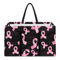 Pink Breast Cancer Ribbon Pattern Print Utility Tote Bag