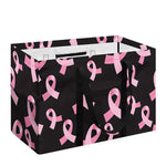 Pink Breast Cancer Ribbon Pattern Print Utility Tote Bag