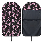 Pink Breast Cancer Ribbon Pattern Print Waterproof Car Seat Cover
