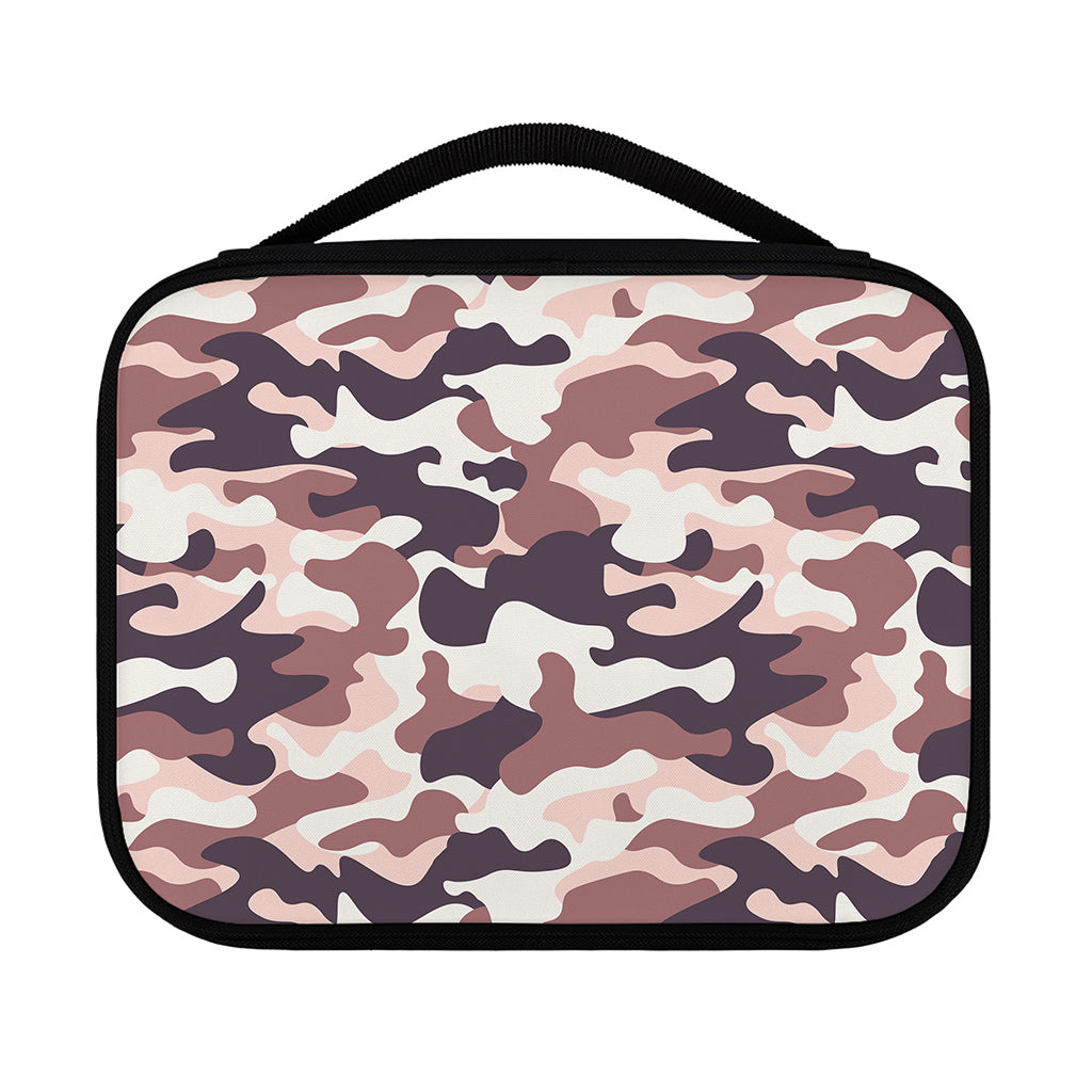 Pink Brown Camouflage Print Classic Bible Case