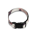 Pink Brown Camouflage Print Dog Collar