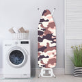 Pink Brown Camouflage Print Ironing Board Cover