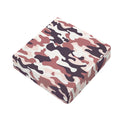 Pink Brown Camouflage Print Outdoor Seat Cushion Cover