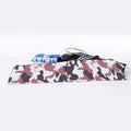 Pink Brown Camouflage Print Sports Towel