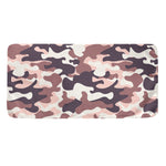 Pink Brown Camouflage Print Towel