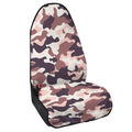 Pink Brown Camouflage Print Waterproof Car Seat Cover