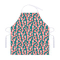 Pink Cactus Pattern Print Adjustable Apron