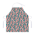 Pink Cactus Pattern Print Adjustable Apron