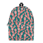 Pink Cactus Pattern Print Backpack
