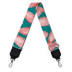 Pink Cactus Pattern Print Bag Strap