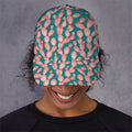 Pink Cactus Pattern Print Baseball Cap