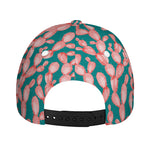 Pink Cactus Pattern Print Baseball Cap