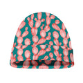 Pink Cactus Pattern Print Beanie