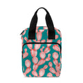 Pink Cactus Pattern Print Bible Tote Bag