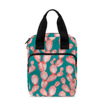 Pink Cactus Pattern Print Bible Tote Bag