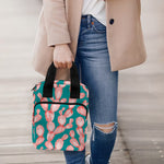 Pink Cactus Pattern Print Bible Tote Bag