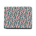 Pink Cactus Pattern Print Bifold Wallet