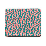 Pink Cactus Pattern Print Bifold Wallet