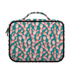 Pink Cactus Pattern Print Briefcase Bible Bag