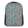 Pink Cactus Pattern Print Casual Backpack
