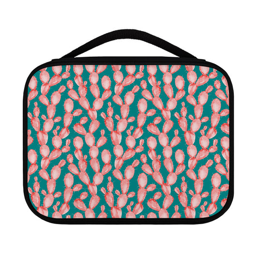 Pink Cactus Pattern Print Classic Bible Case