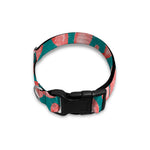 Pink Cactus Pattern Print Dog Collar