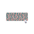 Pink Cactus Pattern Print Extended Mouse Pad