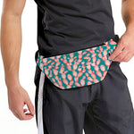 Pink Cactus Pattern Print Fanny Pack