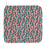 Pink Cactus Pattern Print Hand Towel
