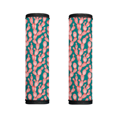 Pink Cactus Pattern Print Handle Covers