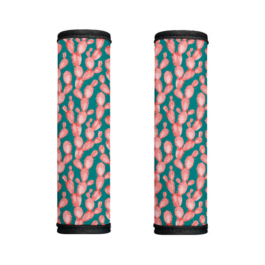 Pink Cactus Pattern Print Handle Covers