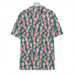 Pink Cactus Pattern Print Hawaiian Shirt