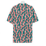 Pink Cactus Pattern Print Hawaiian Shirt