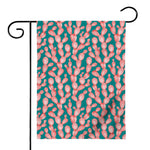 Pink Cactus Pattern Print House Flag