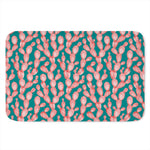 Pink Cactus Pattern Print Indoor Door Mat
