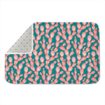 Pink Cactus Pattern Print Indoor Door Mat