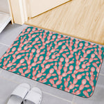 Pink Cactus Pattern Print Indoor Door Mat