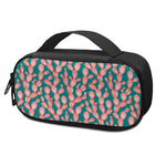 Pink Cactus Pattern Print Insulin Cooler Travel Case
