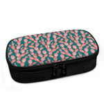 Pink Cactus Pattern Print Insulin Cooler Travel Case