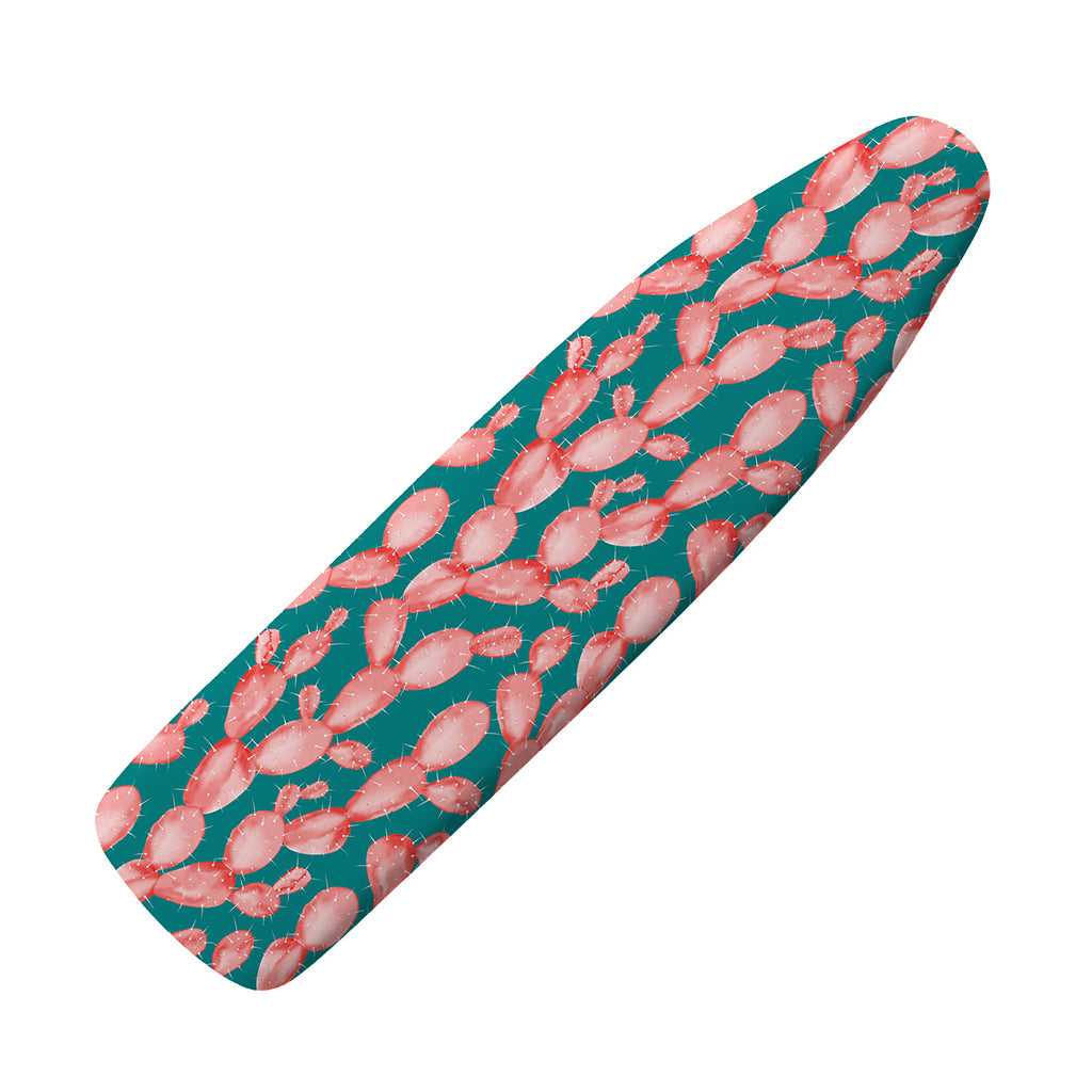 Pink Cactus Pattern Print Ironing Board Cover