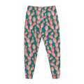 Pink Cactus Pattern Print Jogger Pants