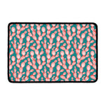 Pink Cactus Pattern Print Kitchen Mat